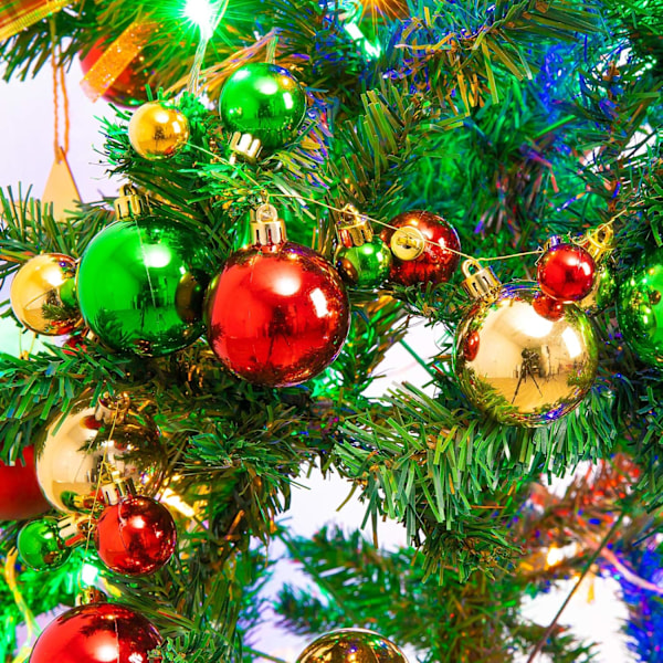Julekulekrans Ball Ornamenter 6ft Bauble Garland Julekulekrans