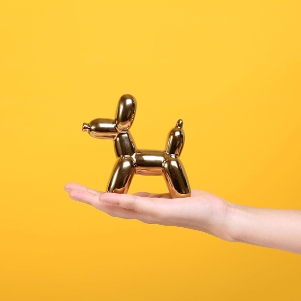 Guld Hjemmeindretning Ballon Figur Dekoration, Lille Keramisk Dyrestatue