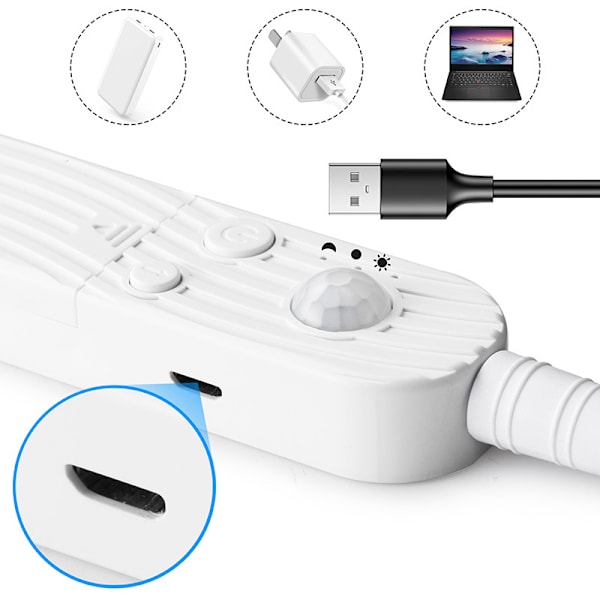 Intelligent LED-batteriboks, Human Sensing Vanntett Led