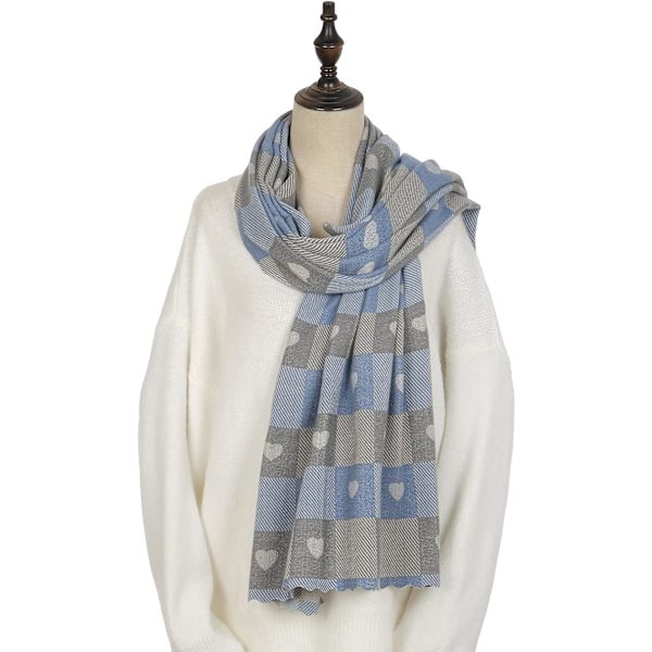 Dam Scarf Pashmina Sjalar Wraps för Kvällsklänningar Vinter Varma Halsdukar