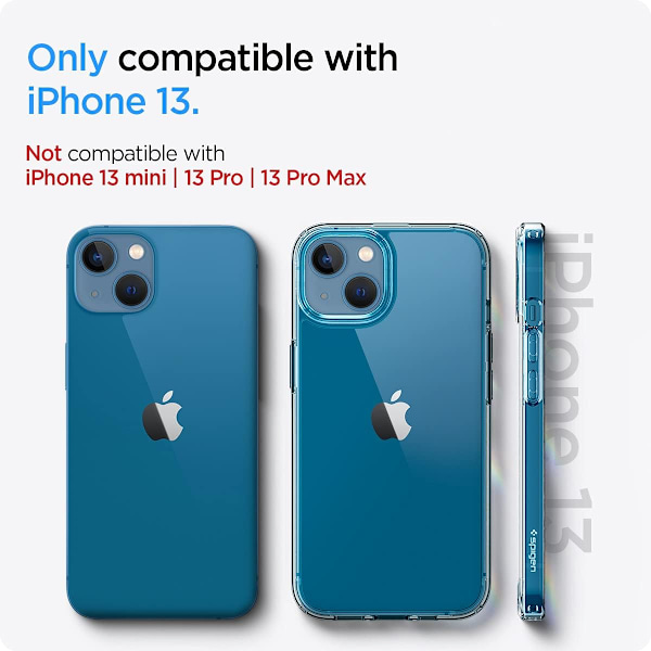 Ultra Hybrid [Anti-Gulningsteknik] Designat för iPhone 13 Skal (2021) - Kristallklar Kristallklar