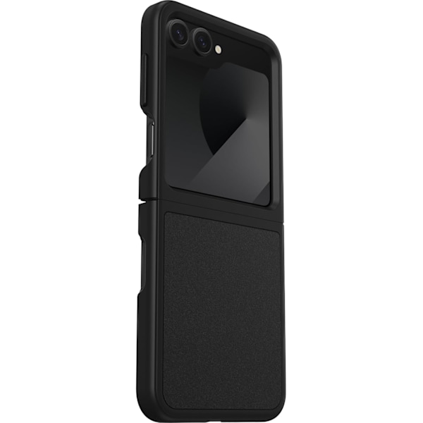 Galaxy Z Flip6 Thin Flex Series Cover - Sort, Ultratynd, Hårdt cover med bløde kanter, 5G og trådløs opladning kompatibel Sort