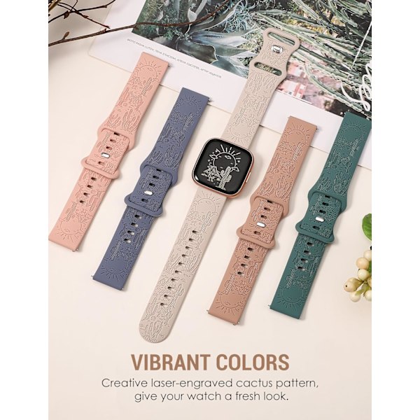 Kompatibel med Fitbit Versa 2-band/Versa Lite/Versa-klockarmband