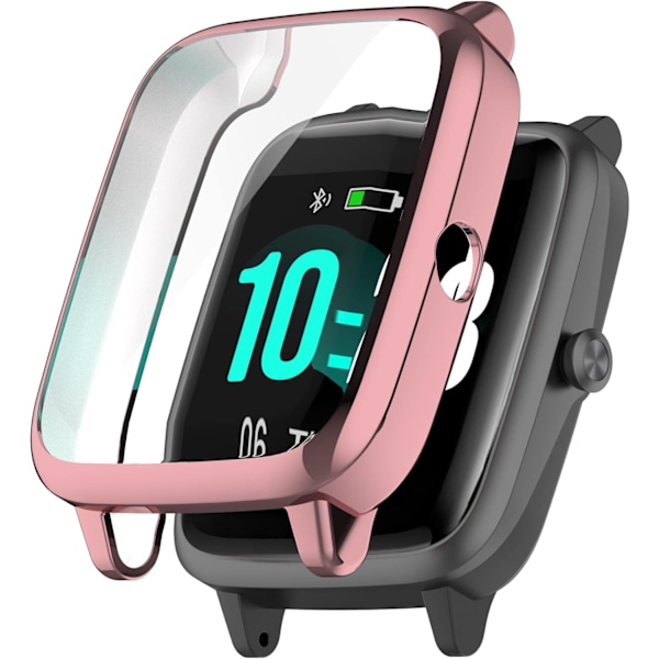5-pak Beskyttelsesetui Kompatibelt med Fitpolo/Yamay/Lintelek/Willful/Letscom/Veryfitpro/Lifebee/HAFURY ID205L IP68 1.3\" Touch Screen Smartwatch TPU C
