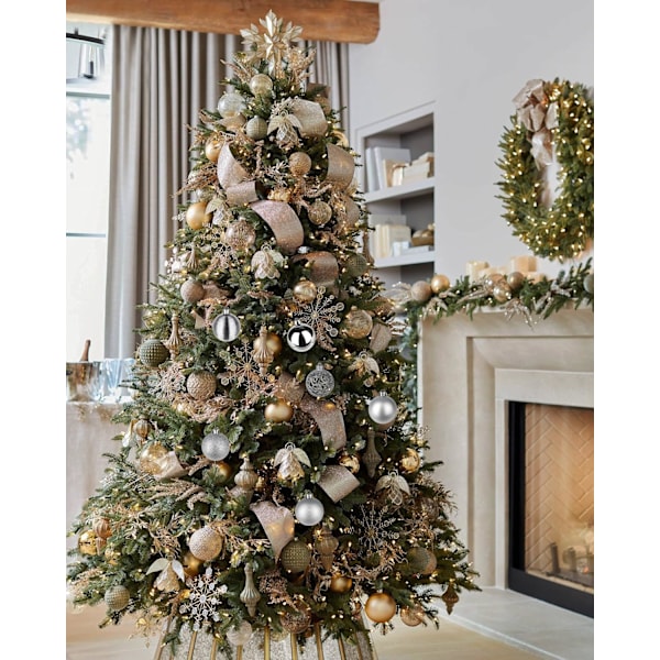 2,36\" Julekule Ornamenter 36 stk Julepynt Dekorasjoner Baller