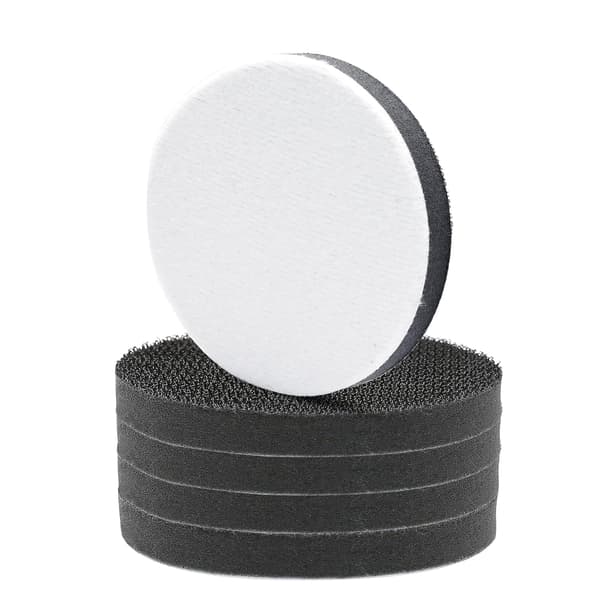 KGOJDYNFYSL 5-pak krog- og løkke bløde skumbufferpuder 3 tommer (75 mm) svampecushion buffer bagplade bløde interfacepuder til 3\" slibning