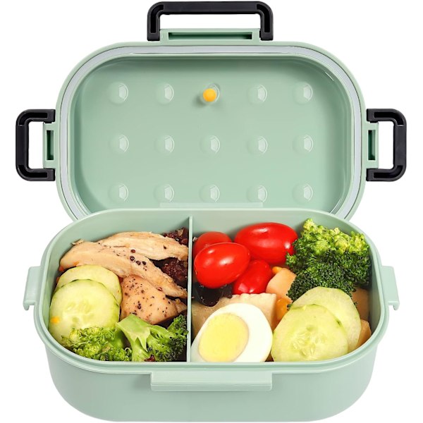 Bento Box Lunch Box, Bento Box med 2 separata fack, Måltidsförberedelse