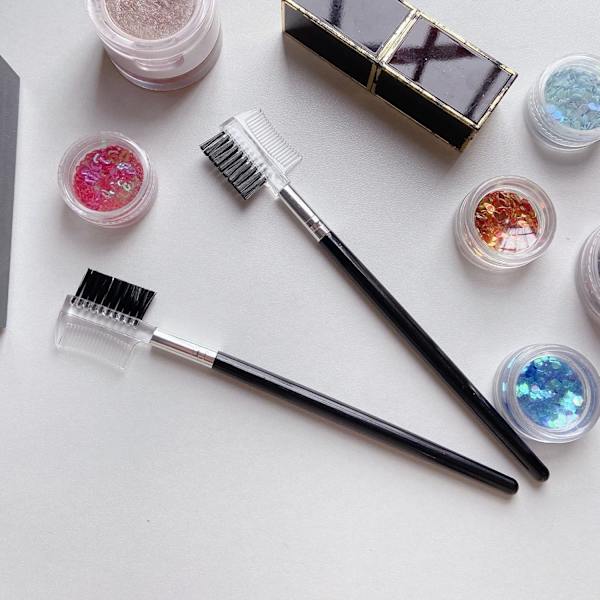 2 stk. Øjenbrynsbørster Makeup Øjenbrynsbørste