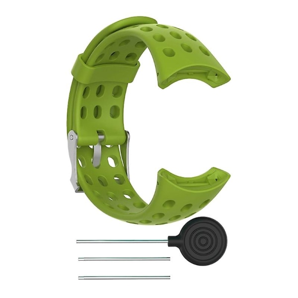 Silikone udskiftningsrem til Suunto M1 M2 M4 M5 serie fitnessur Lime