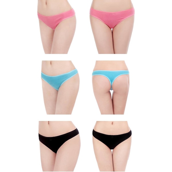 6-pak bomulds trusser Andas Trosor Bikini