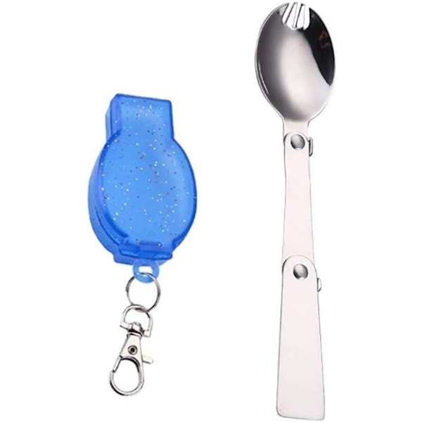 Portable Titanium Spork - Foldable Outdoor Flatware