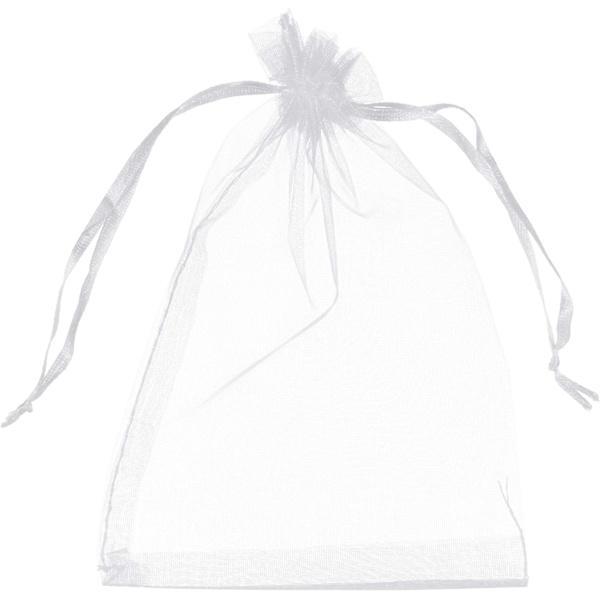 50 stk. 4x6 tomme nederdel træk snor organza gavepose