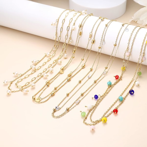 18K guldpläterade midjekedjor Body Chain för kvinnor