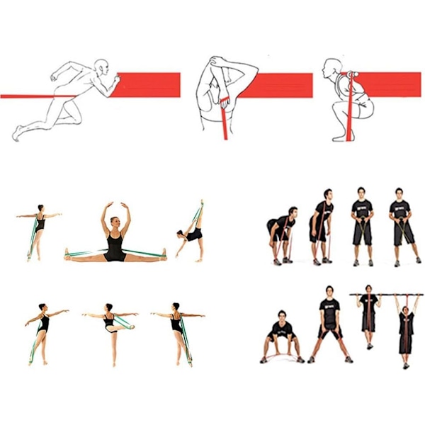 Late Pull Up Assist  Heavy Duty  Pwerlifting  Grøn(50-125 LBS) Grøn(50-125 LBS)