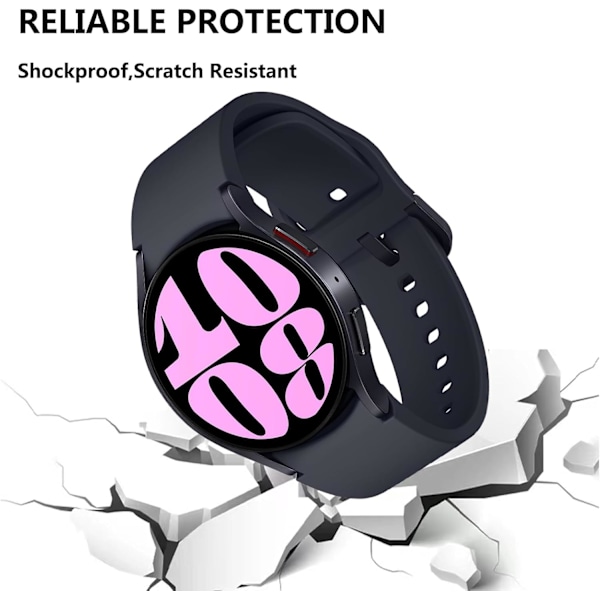 2-pack fodral för Galaxy Watch 6 40 mm, hårt PC ultra-tunt skyddande