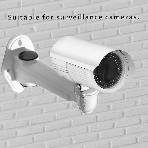 Mini - Väggmonterad projektorfäste, 3 kg belastningskapacitet, aluminium för CCTV / Cam / projektor / webbkamera - 360 graders rotation (vit)