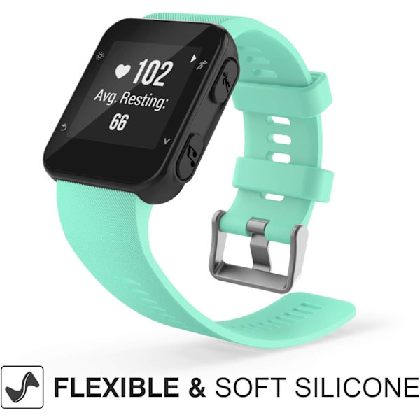 Mintgrön rem för Garmin Forerunner 35 - Mjukt ersättningsband