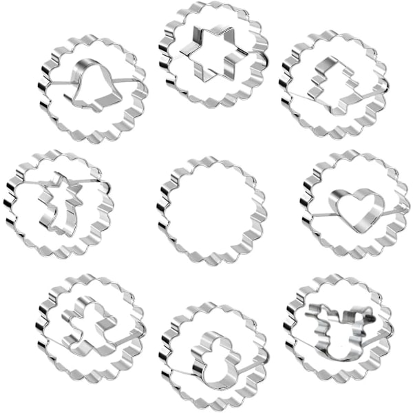 Jul Cookie Cutter Set (8 st) för festligt bakning