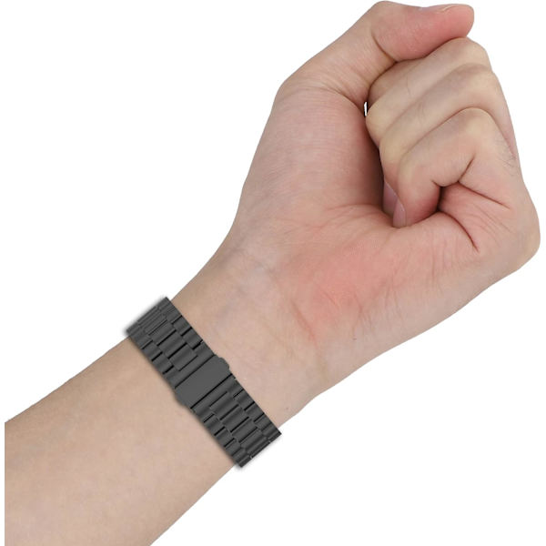 Remme til   Galaxy Fit 3, 2024 Aktivitetstracker Solid Rustfrit Stål Kvinder Mænd Armbånd Metal Ur Link Band til   Galaxy Fit 3
