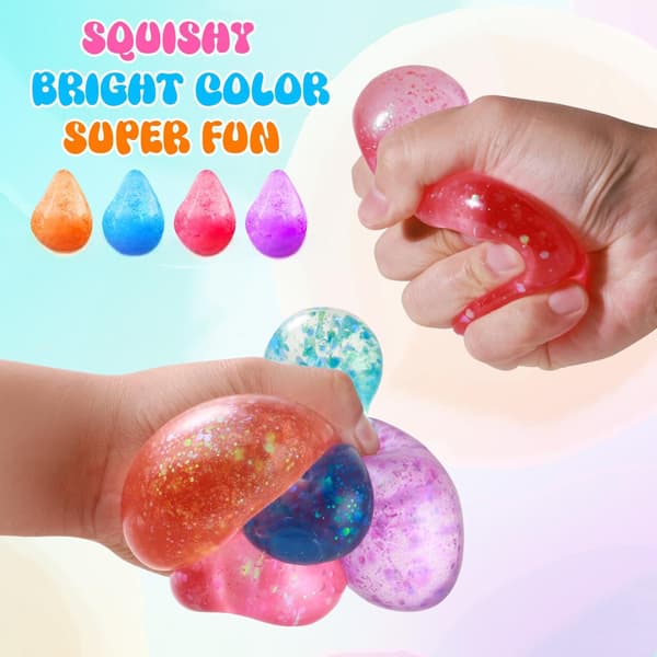 Anti-stress kube Squishy Drop, maltede sukkerkuler for barn, lindrer angst.