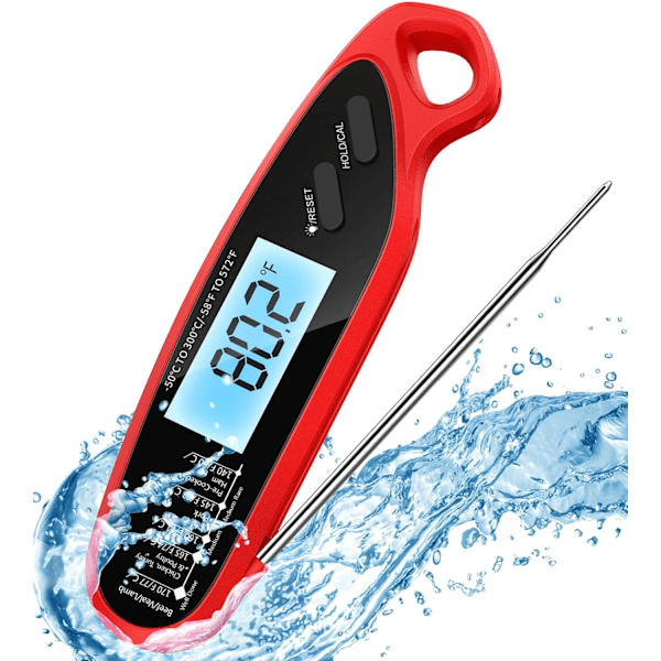 Digital termometer med 4,7” sond. Omedelbar avläsning