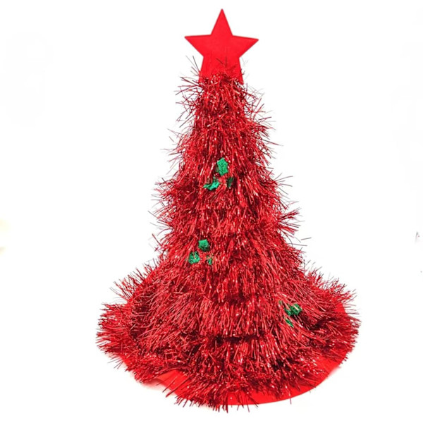 Julhatt Set Flerdelat Set med 30 LED Färgglada Ljus Julgran