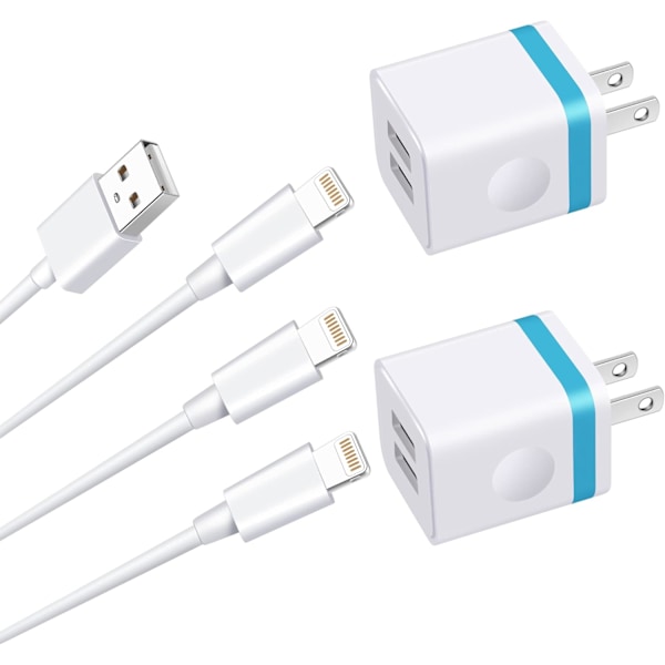iPhone-laddare [Apple Mfi-certifierad], 3-pack 3Ft 6Ft 10Ft