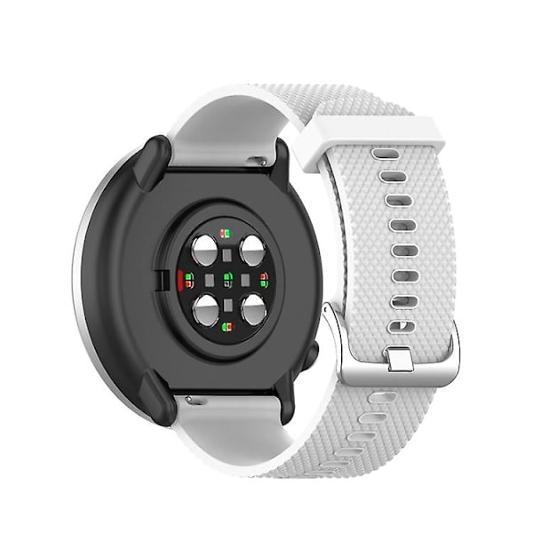 Til Polar Ignite Fashion Tekstureret Silikone Udskiftningsurrem QEX White
