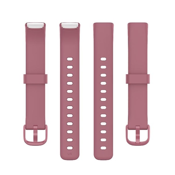 For Fitbit Luxe silikonefarvet spænde urrem XMK Pink