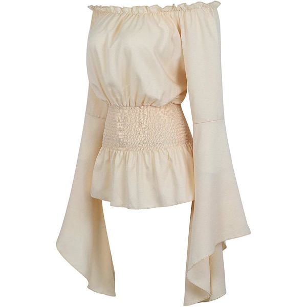 Gotisk bluse for korsettpiratkvinner