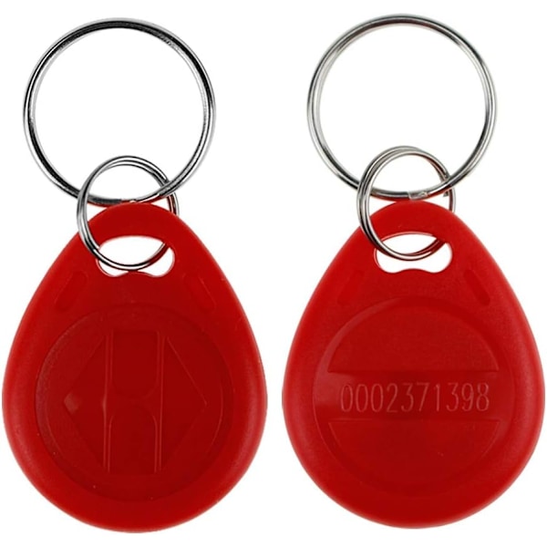 125KHz Smart ID-nyckeltagg RFID-nyckelkort för accesskontroll (10-pack)