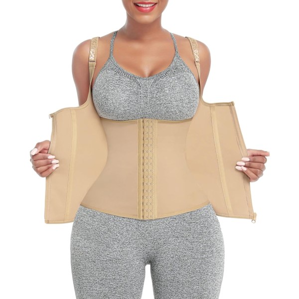 Midjetränare för kvinnor Korsett Väst Body Shaper Cincher Trimmer Tank Top Sport