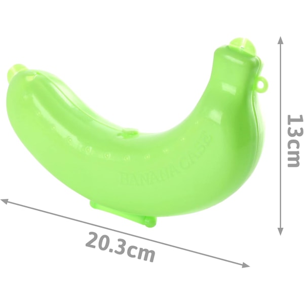 Etui, 3-pak farver Banana Guard - Beholder til frisk frugt