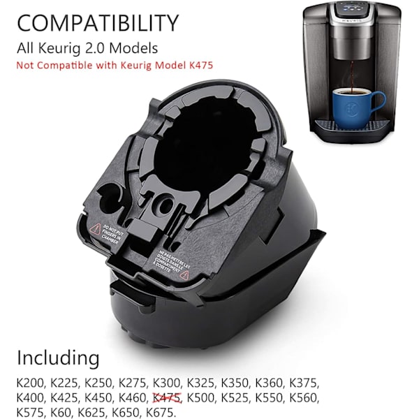 Ersättningsnålhållare för Keurig 2.0
