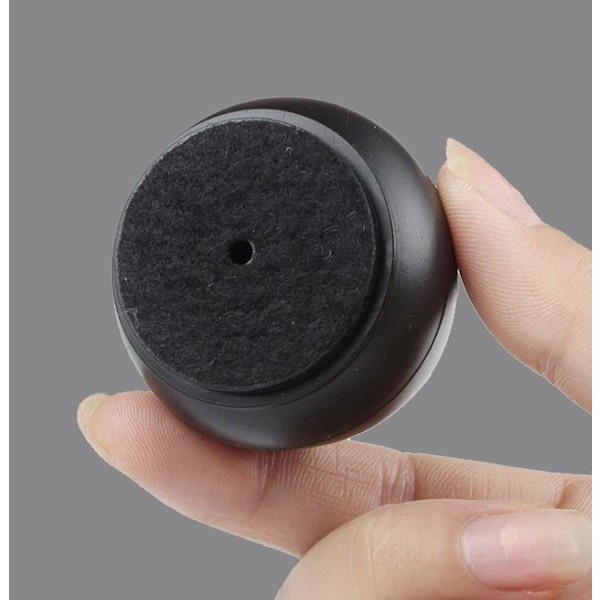 Stolsbensöverdrag - 32 st, för runda ben 12-17 mm (svart)