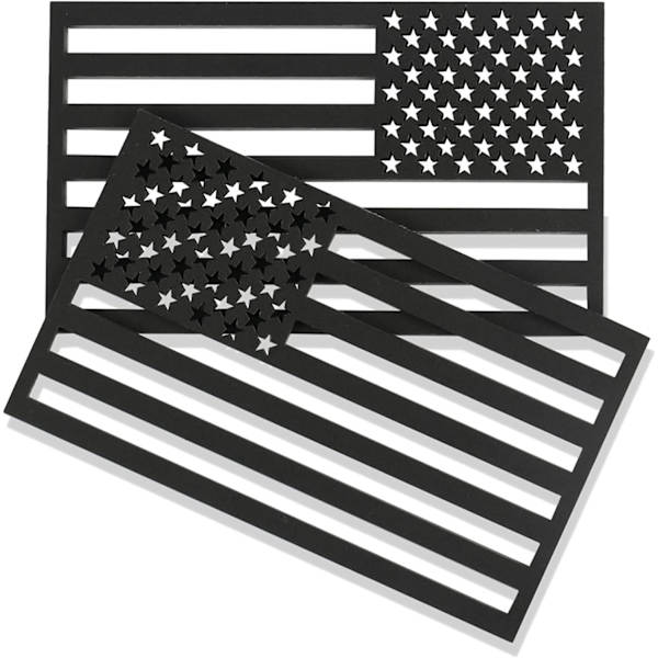 3D Amerikansk flag emblem klistermærke udskæring, tykkelse 0,15\201D, akryl