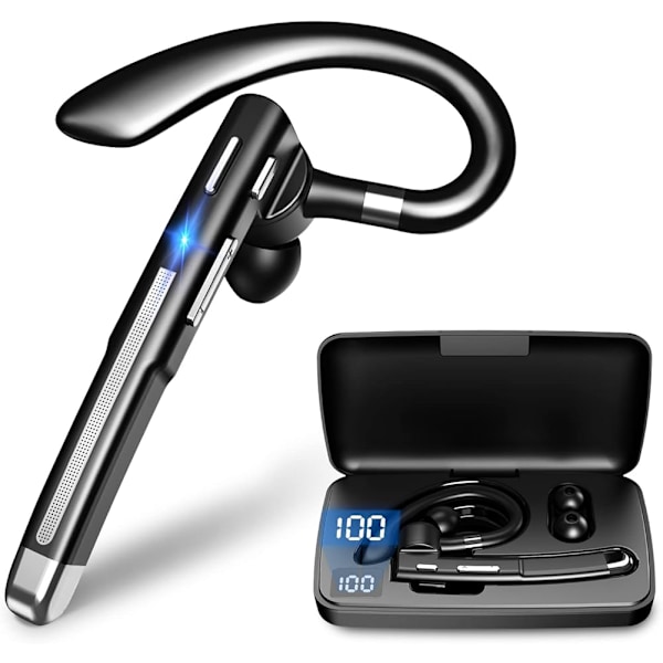 Bluetooth-headset med mikrofon, håndfri i øret