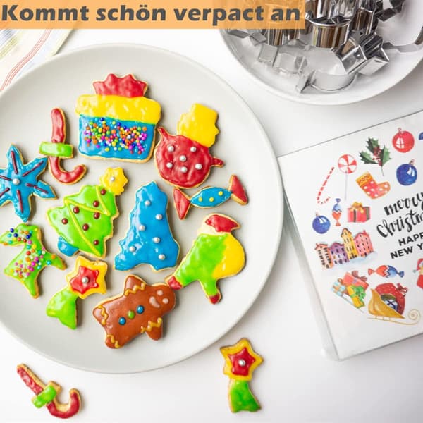 11-delars pepparkaksformar Jul Pepparkaksformar Set