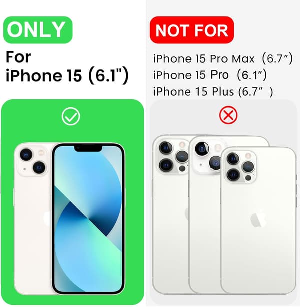 iPhone 15 glatt silikondeksel med full kamerabeskyttelse - Rosa