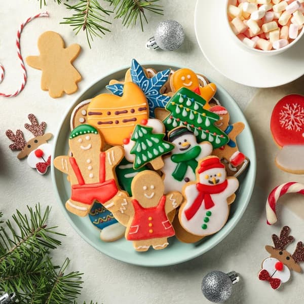 Julekakeformsett, 18 deler rustfritt stål vinter julekakeformer for baking - Jul