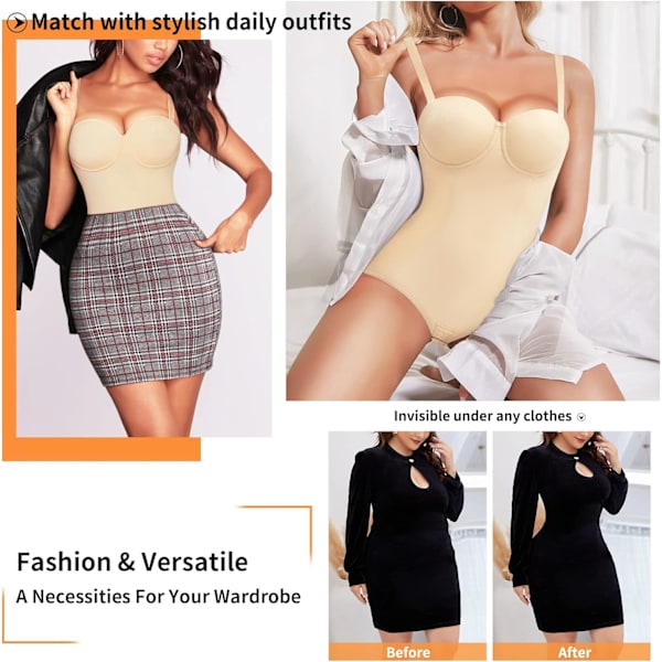 Body Shaper för kvinnor Tummy Control Shapewear Bodysuit Waist Trainer Faja One
