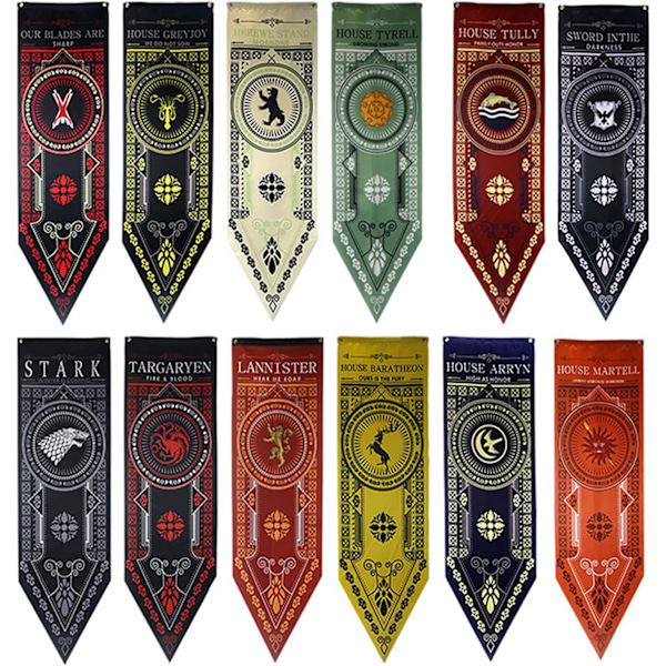 Game GoT Thrones gifts for him - Game GoT Thrones Tyrell house banner 151X47CM Tyrell Tyrell