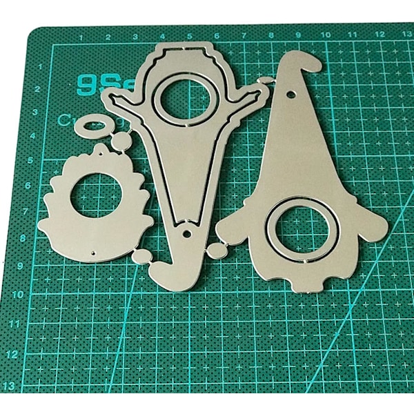 Jule Gnome Chokolade DIY Skæredør - Scrapbooking Prægnings Stencils