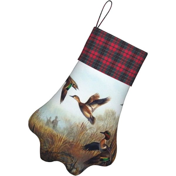 Jagt Flyvende Vildtryk Hundepotte Jule Strømpe Juletræ Ornament Juletræ Hængende Jagd Fliegende Wildnis One Size Jagd F