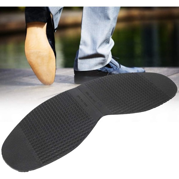 Antislip gummiskor yttersulor - Halvsula skyddsplatta för skoreparation