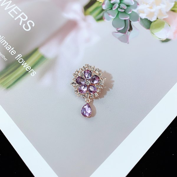 2 muslimske brosjer, Alloy Crystal Corsage, Cross-Border