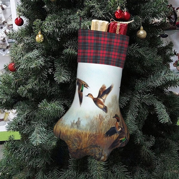Jagt Flyvende Vildtryk Hundepotte Jule Strømpe Juletræ Ornament Juletræ Hængende Jagd Fliegende Wildnis One Size Jagd F