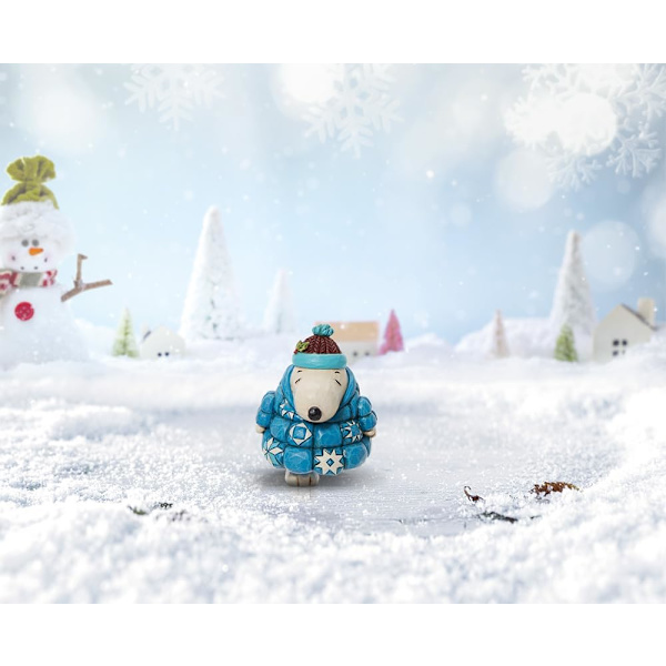 Enesco Jim Shore Peanuts Snoopy Puffer Jacket Mini Figurine