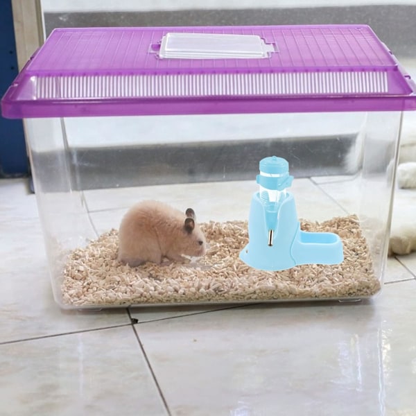 2 stk. Hamster Automatisk Vann Dispense Base 3 i 1 Hamster Feeder