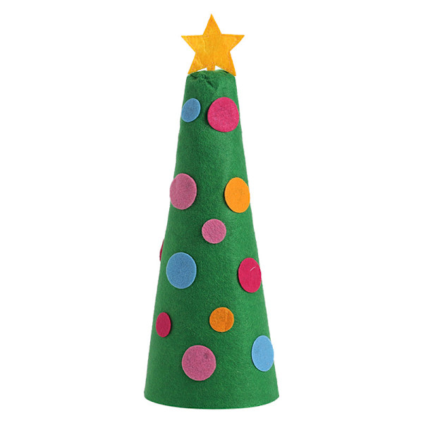 Nonwoven juletre vinflaskedeksel